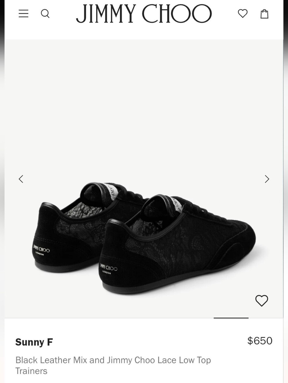 Jimmy Choo 2026 Sunny Sneakers - Picture 7 of 14